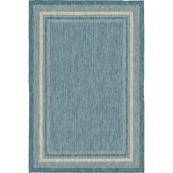 Sol 72 Outdoor™ Tollette Teal Outdoor Area Rug & Reviews